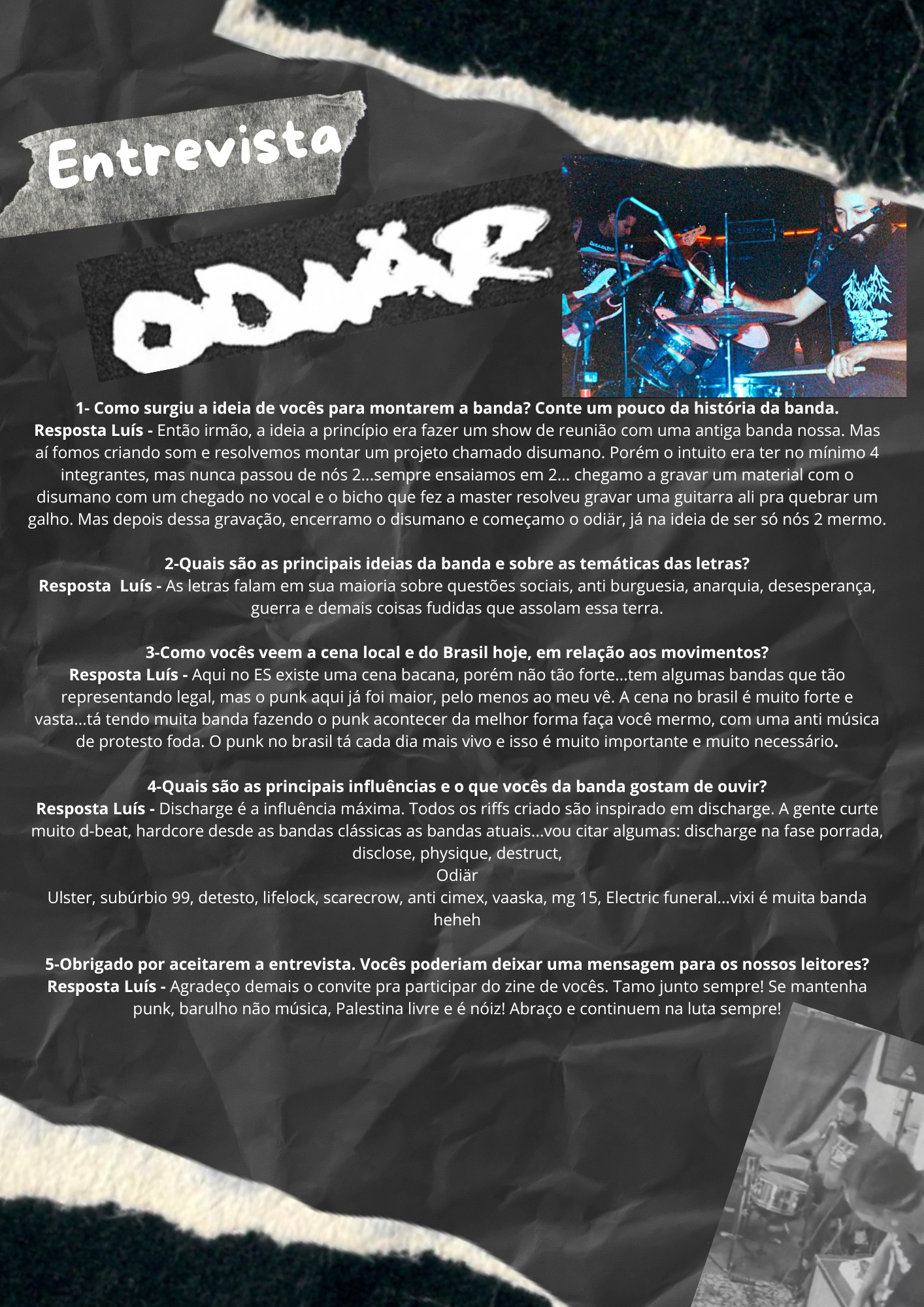 Entrevista — Odiär